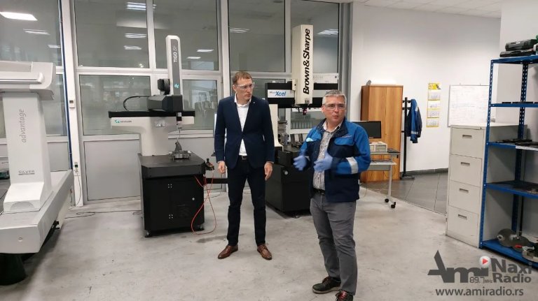 Gradonačelnik Markov u kompaniji „Mecafor“: „Kikinda dobija proizvođača za avio-industriju“