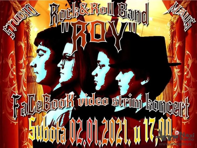 Novogodišnji koncert grupe „Roj“ u subotu uživo na Fejsbuku