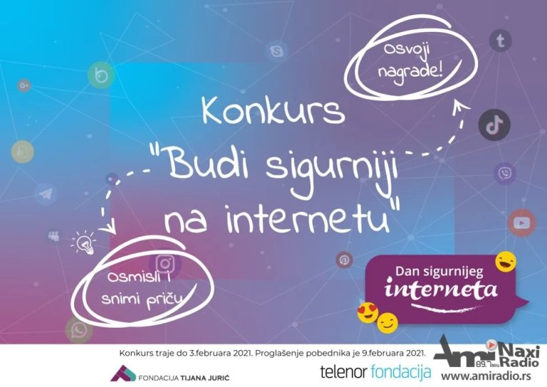 Konkurs „Budi sigurniji na internetu“ namenjen osnovcima