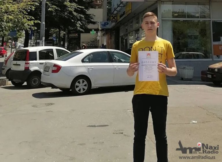 Kikinda je bogatija za mladog istraživača astrofizike: Andrej Popović najbolji na Takmičenju talenata u Beogradu