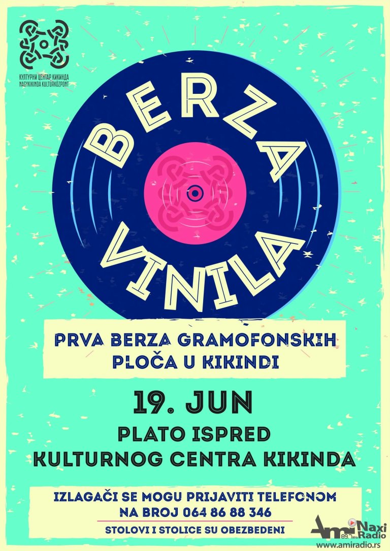 KCK: „Berza vinila“ 19. juna, prijava izlagača u toku