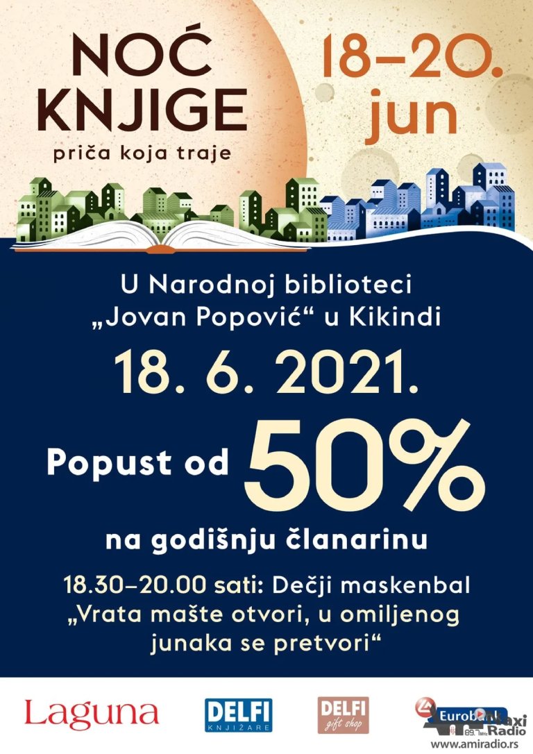 Noć knjige u petak u Biblioteci