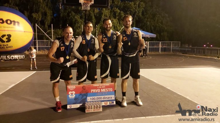 Igrao se svetski basket u Kikindi: Beogradski „Zmajevi 3x3“ osvojili „Mamut open Kikinda“