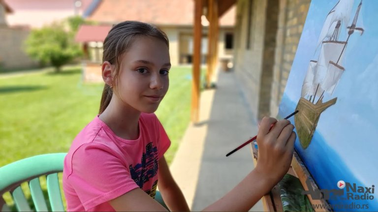 Drugi Dečji kamp za mlade slikare u Novim Kozarcima