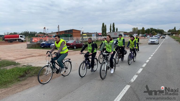 Evropska nedelja mobilnosti: Kikinđani vozili bicikle do Simićevog salaša