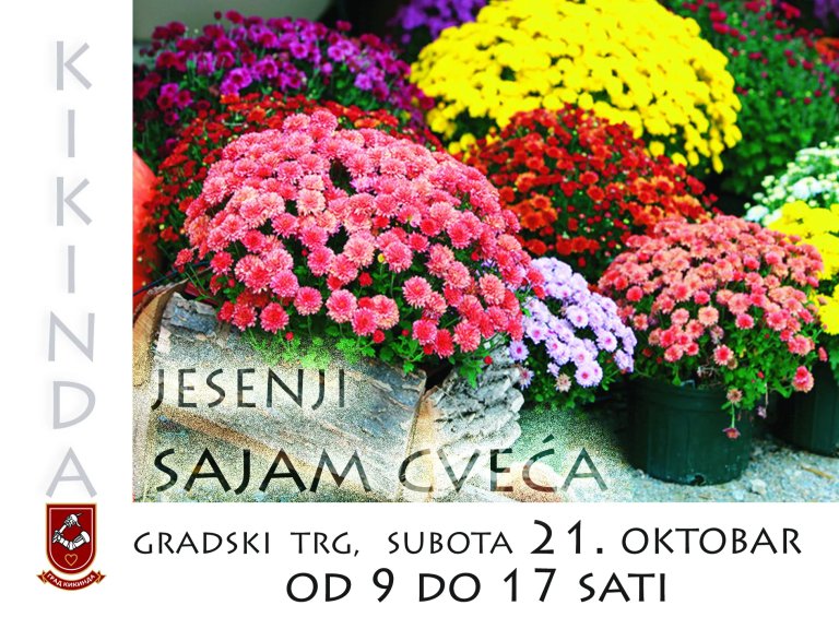 Jesenji sajam cveća u subotu na trgu