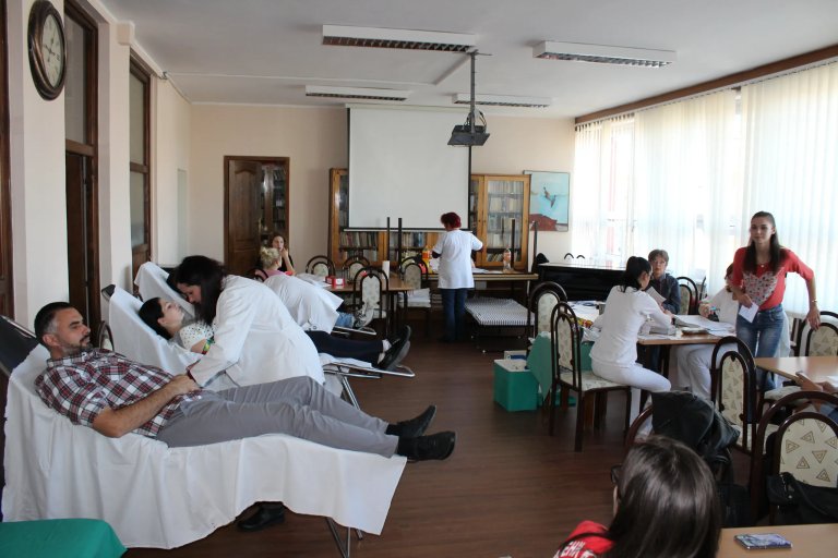 Akcija dobrovoljnog davanja krvi za učenike i studente