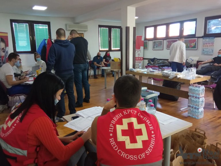 U ponedeljak akcija dobrovoljnog davanja krvi u Crvenom krstu