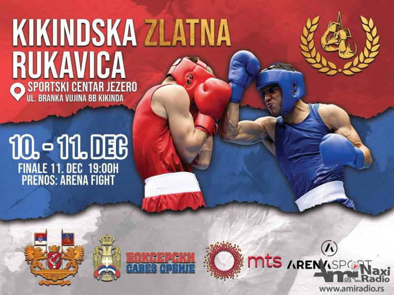 Danas i sutra međunarodni turnir „Kikindska zlatna rukavica“