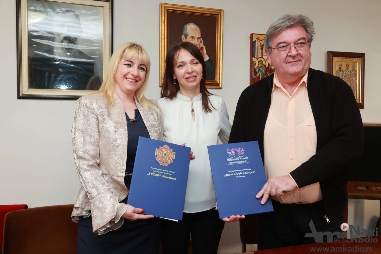 ADZNM „Gusle“ i PU „Dragoljub Udicki“ potpisali Ugovor o saradnji: U planu osnivanje gradskog dečjeg hora