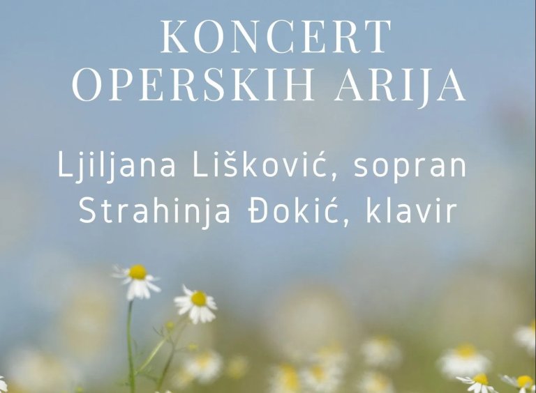 Koncert operskih arija u četvrtak u Muzeju