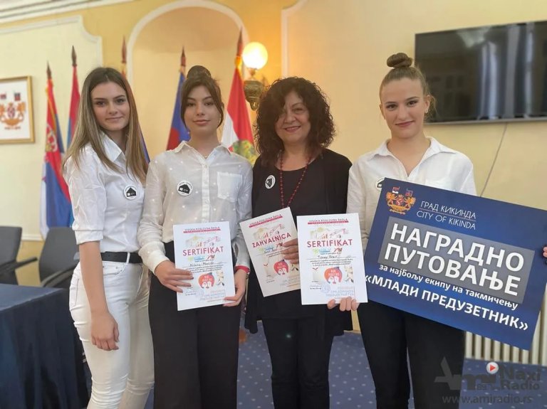 Najbolji biznis plan „za pomoć starima“: Ekipa Ekonomske škole pobednik takmičenja „Mladi preduzetnik“