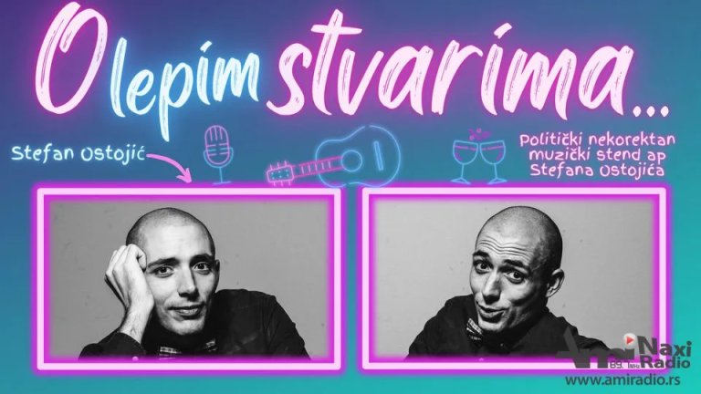 Muzički stend ap „O lepim stvarima“ Stefana Ostojića u pozorištu