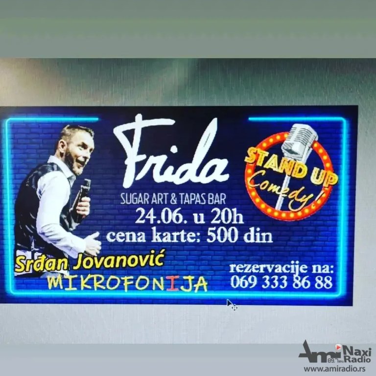 Veče smeha: Stand up komedija „Mikrofonija“ u „Fridi“