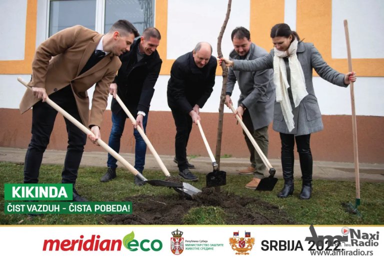 „Čist vazduh, čista pobeda“: U ekološkoj akciji u Kikindi posađeno 130 stabala