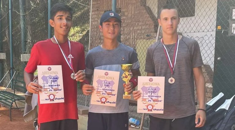 Tenis: Aleksa Borbelj drugi na Otvorenom prvenstvu Beograda