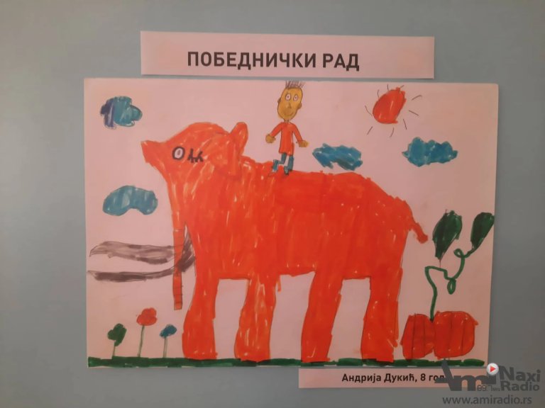 Andrija Dukić pobednik likovnog konkursa Muzeja „U društvu sa mamutom“