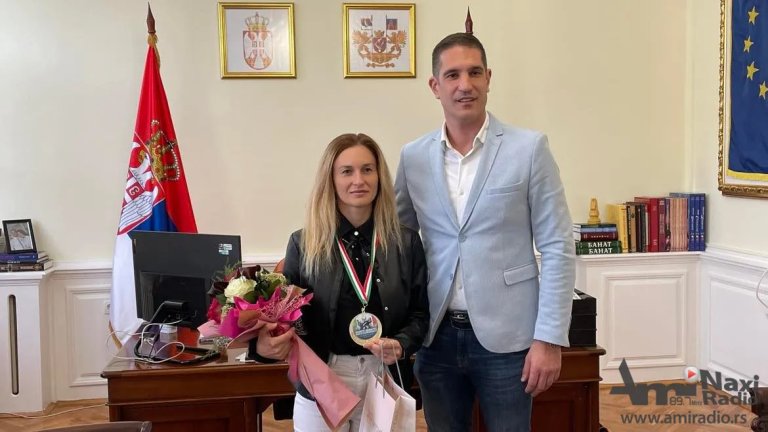 Prijem u Gradskoj kući za šampionku sveta Nadu For
