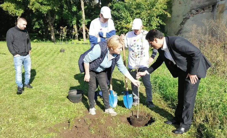 Park u centru Velikog Sela uređen radnom akcijom