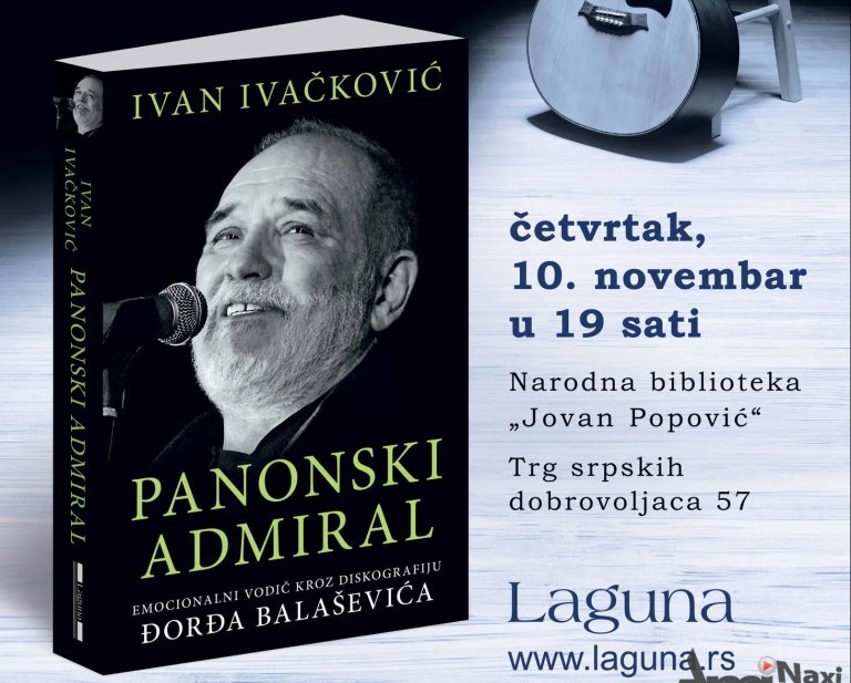 Promocija knjige „Panonski admiral“ u četvrtak u Biblioteci