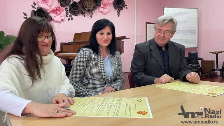 Potpisivanjem Ugovora formalizovana saradnja „Gusala“ i Muzičke škole