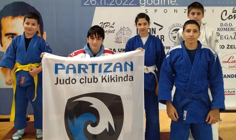 Džudisti kikindskog „Partizana“ osvojili tri medalje u Istočnoj Ilidži