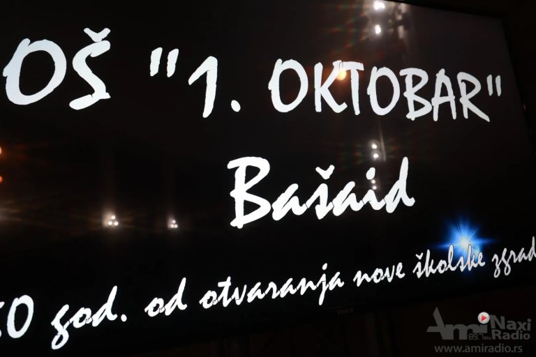 Osnovna škola „1. oktobar“ iz Bašaida obeležila pedeset godina postojanja