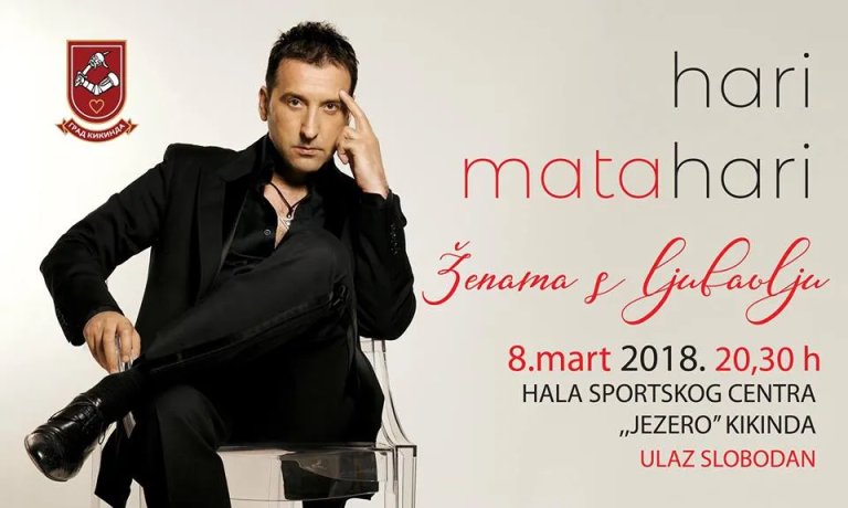 Grad Kikinda poklanja sugrađanima koncert grupe Hari Mata Hari 8. marta