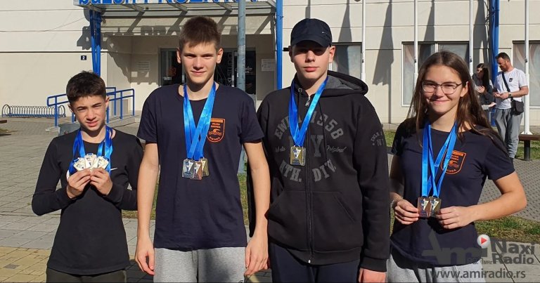 Plivači „Velike Kikinde“ osvojili 10 medalja na takmičenju u Subotici
