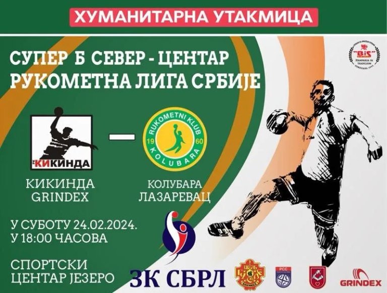 Humanitarni rukometni derbi u subotu u hali SC „Jezero“