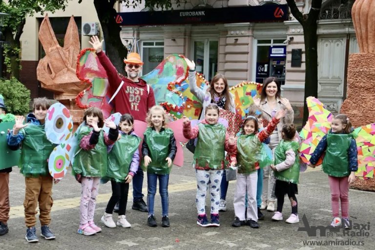 Obeležavanje Ekološke nedelje: Defile maskiranih malih ekologa