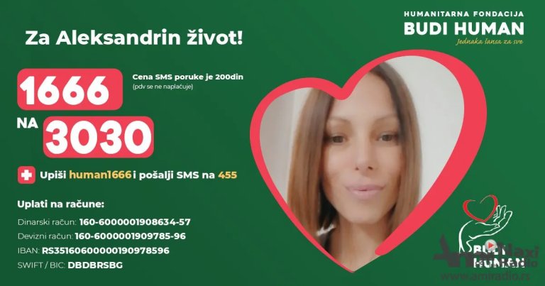 Za Aleksandrin život: Humanitarno sportsko namdetanje u nedelju u OŠ „Vuk Karadžić“