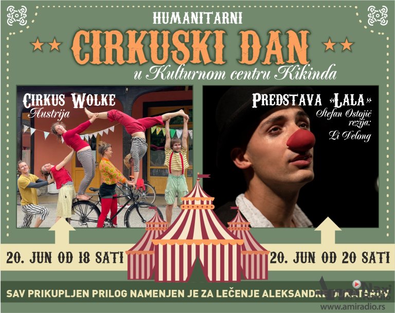 Humanitarni „Cirkuski dan“ u četvrtak u Kulturnom centru