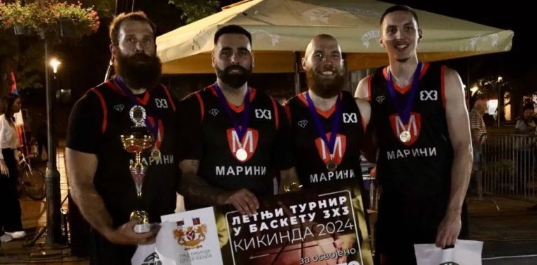 „Marini kafe“ šampion turnira u basketu 3 na 3: Pobednici osvojili 150 000 dinara