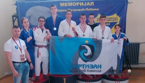 Džudisti „Partizana“ osvojili sedam medalja na takmičenju „Junior open“ u Stepanovićevu
