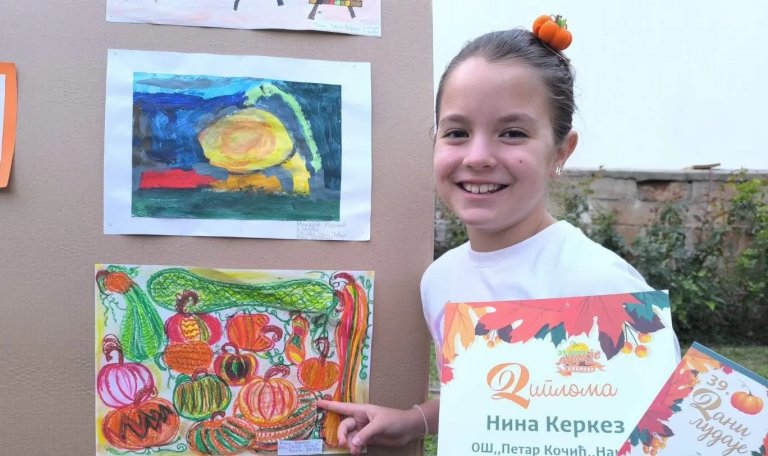 Nina Kerkez osvojila 2. mesto na likovnom konkursu na temu „Moj heroj“ Izdavačke kuće „Klet“