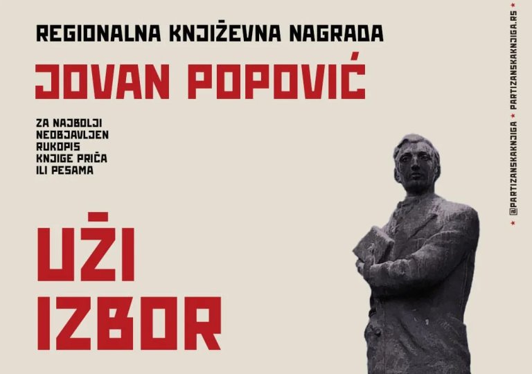 U uži izbor za nagradu „Jovan Popović“ ušlo 10 dela