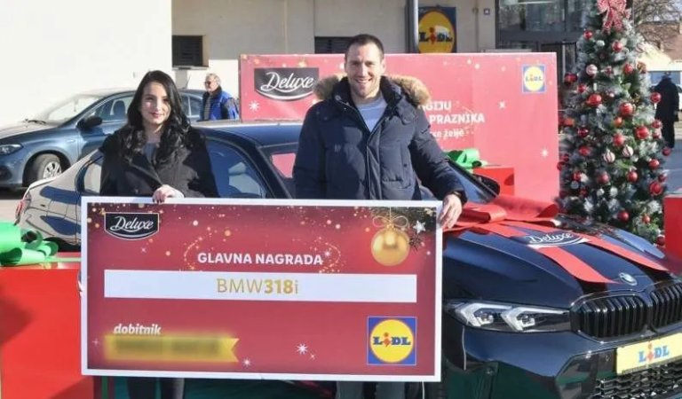 Dario Kočiš srećni dobitnik BMW automobila u Lidlovoj nagradnoj igri