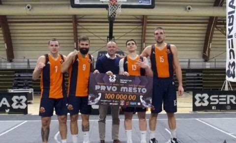 KK „Velika Kikinda“ uspešan i u basketu 3 na 3: Zlato na Novogodišnjem turniru u Kragujevcu