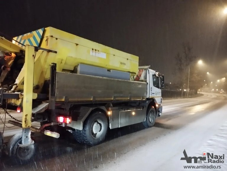 U Kikindi pada sneg: Zimska služba na terenu
