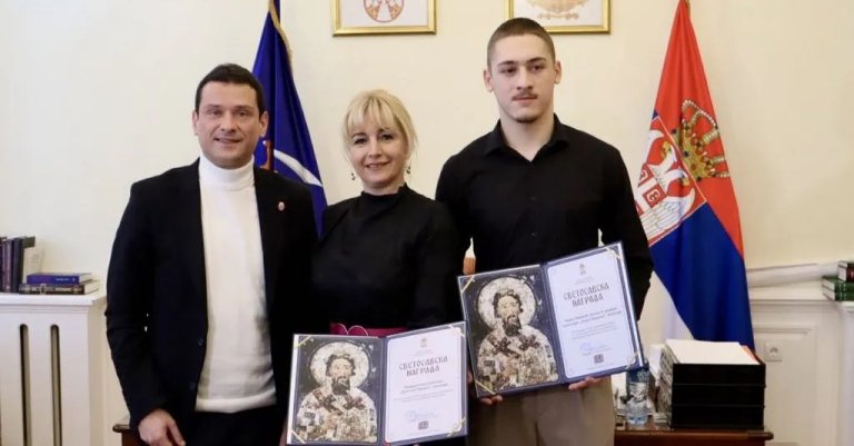 Prijem u Gradskoj kući za dobitnike Svetosavske nagrade
