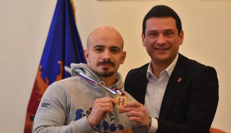 Kikinda ponosna na Nemanju Milića: Prijem u Gradskoj kući za šampiona Srbije