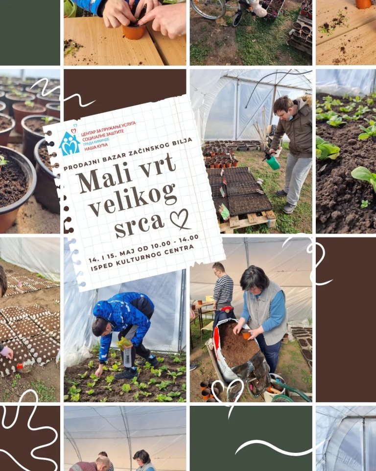 Mali vrt velikog srca: Prodaja začinskog bilja korisnika „Naše kuće“ u sredu i četvrtak na Trgu
