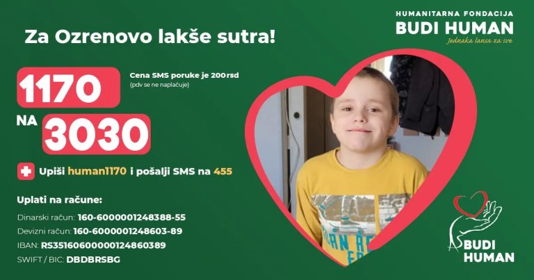 Humanitarni auto-moto skup „Srcem za Ozrena“ u nedelju u Kikindi