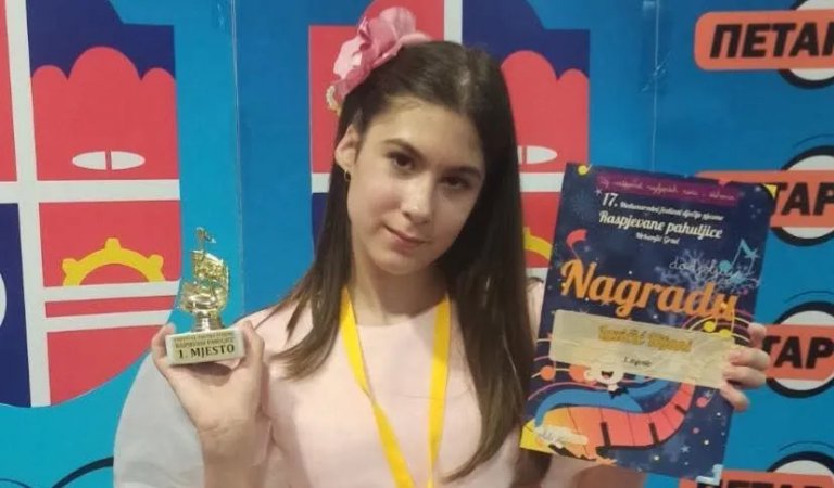 Ilijana Lazičić nastavlja da niže uspehe: Osvojila 1. mesto u Mrkonjić Gradu
