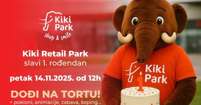Kiki ritejl park 14. novembra slavi rođendan: Svi ste pozvani
