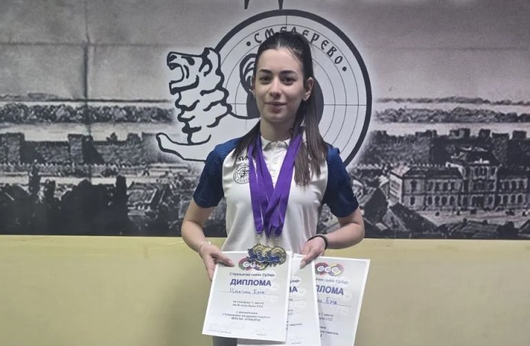 Streljaštvo: Ema Cvejin briljirala u Smederevu i osvojila tri zlatne medalje
