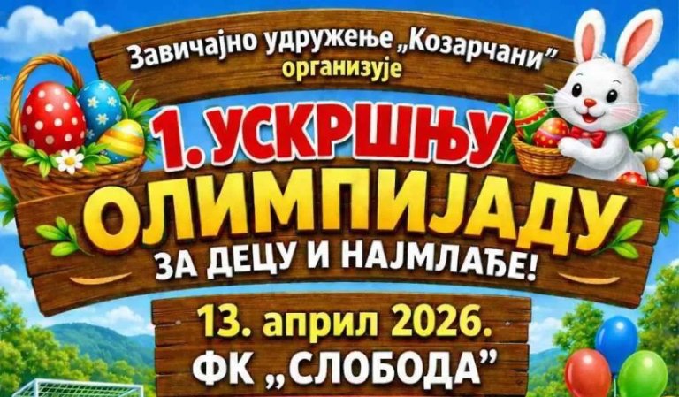 Vaskršnji program u Novim Kozarcima od petka do ponedeljka
