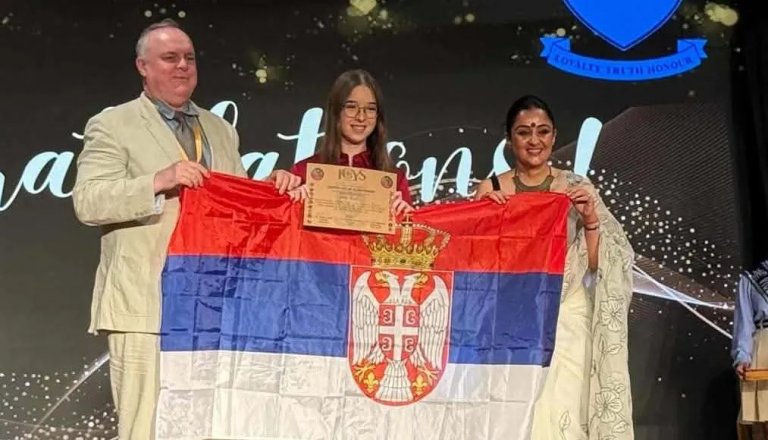 Svetska, a naša: Helena Grujić osvojila 2. mesto na Međunarodnoj konferenciji mladih naučnika u Indiji