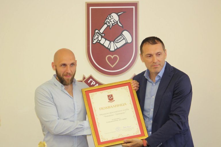 Kikindski rukometaši na prijemu kod gradonačelnika